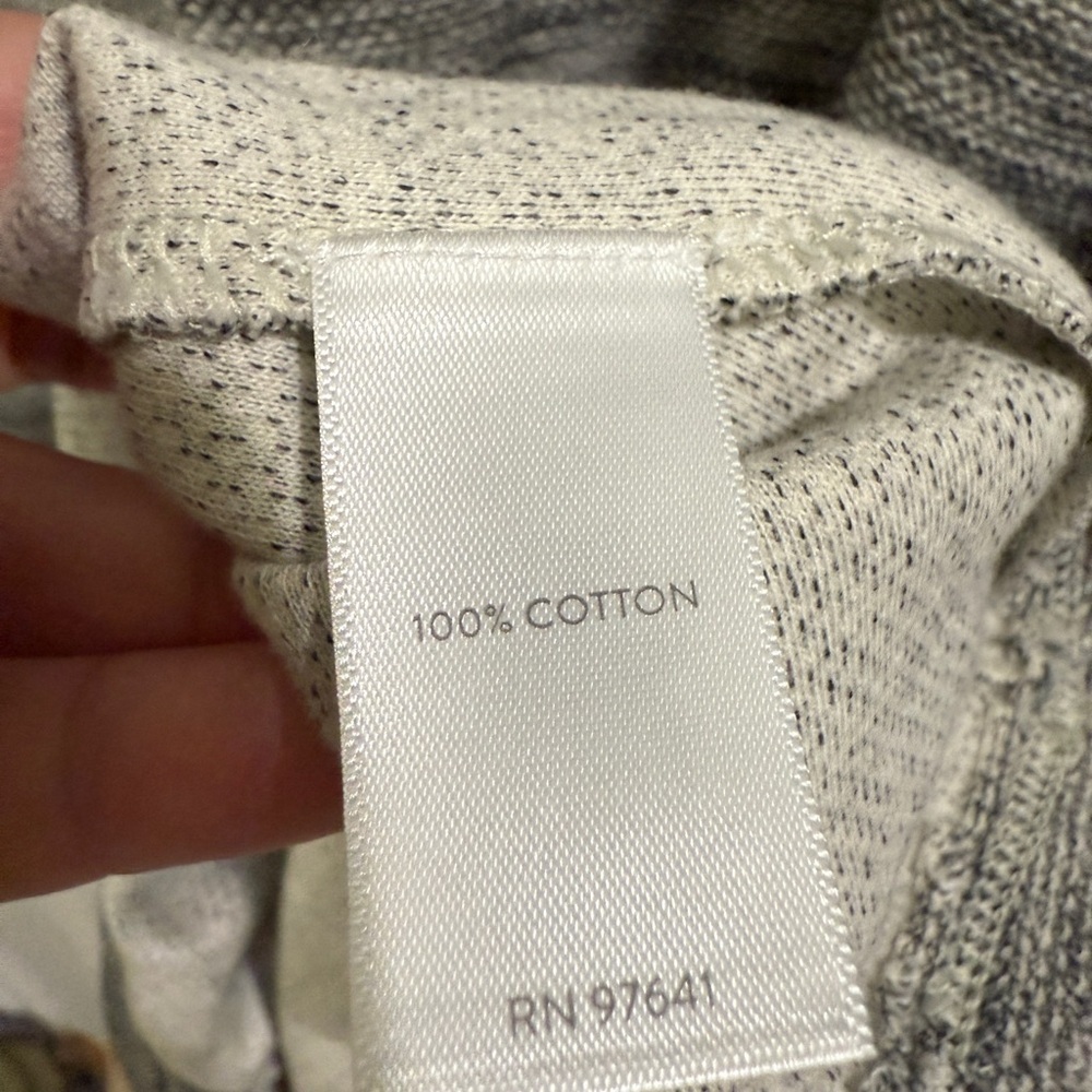 Pure Jill Gray 3/4 Sleeve 100% Cotton Pont Knit Cowl Neck Sweater Dress NWT XL - Picture 7 of 7